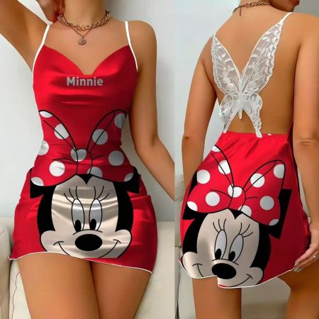 قميص نوم Disney ميني ماوس أحمر